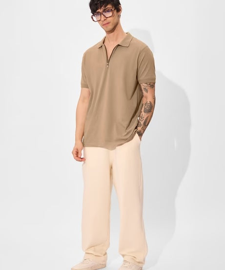 Solids  Camel Brown Polos