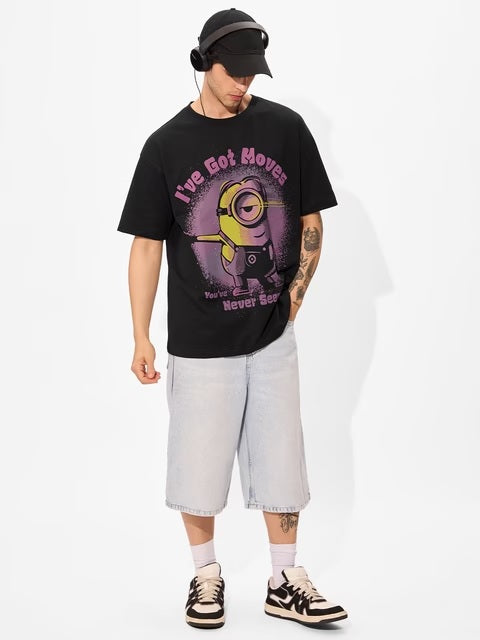 Minions Got Moves Oversized T-Shirts