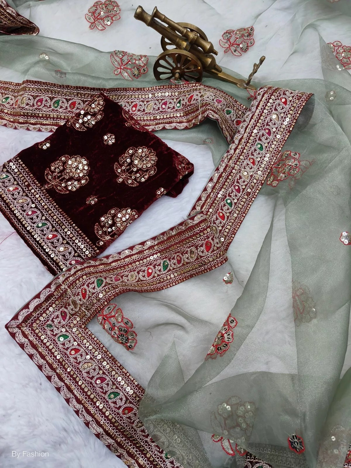 Wedding Bollywood Soft Light Organza Saree,Festival PartyWear Sari & Blouse