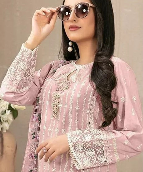 Georgette With Embroidery Sequence Work Top Bottom Dupatta