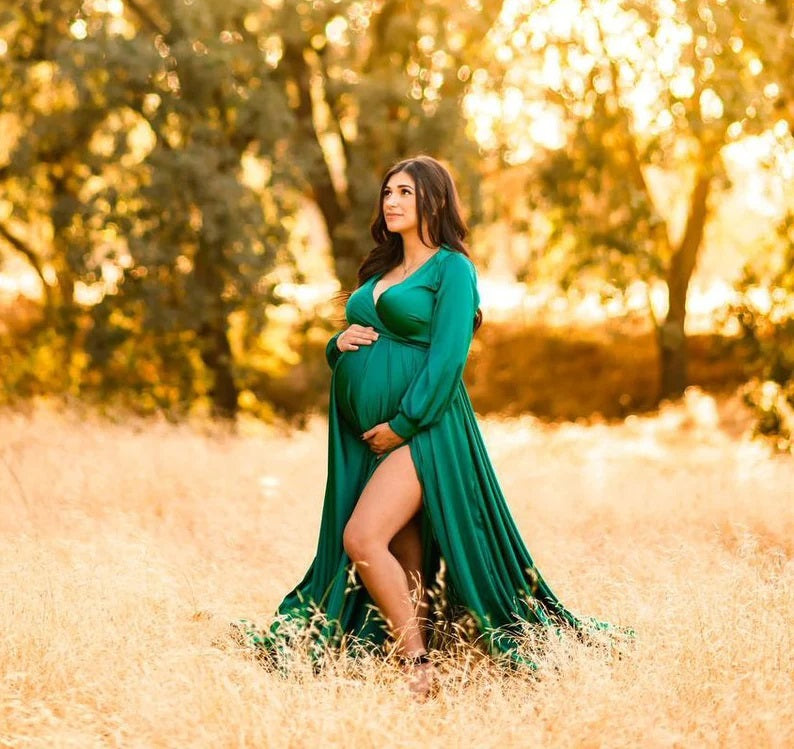 Luxurious Satin Multiway Convertible Wrap Gown - Formal & Bridesmaid Dress