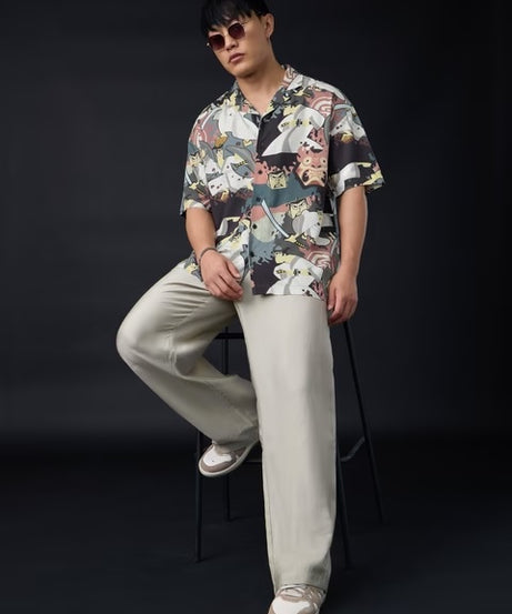 Samurai Jack Warrior Oversized Shirts