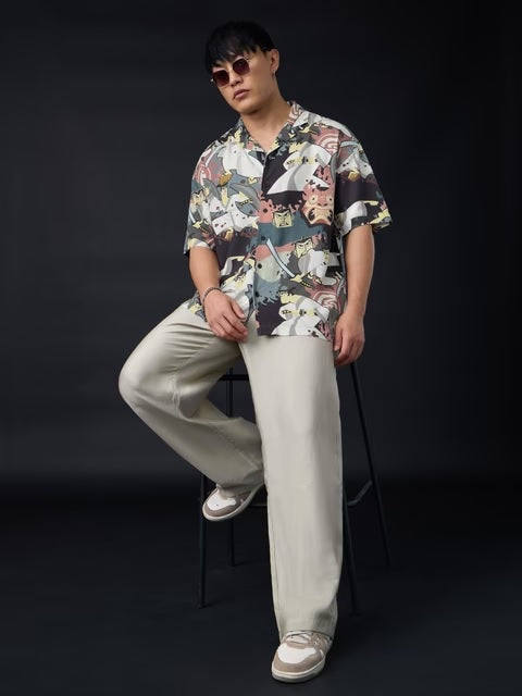 Samurai Jack Warrior Oversized Shirts