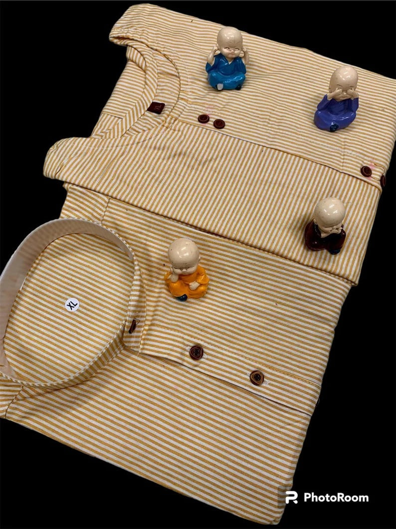 Premium Linen Cotton Couple Combo Set