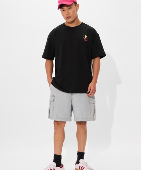 Lilo & Stitch Mischief Men Oversized T-Shirts