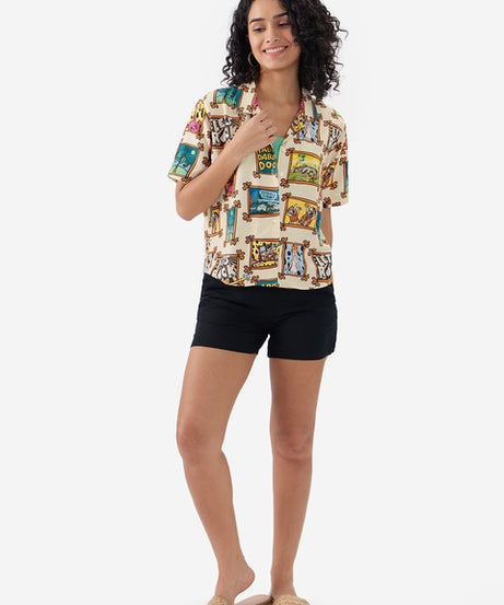 The Flintstones Let's Rock Women Holiday Shirts