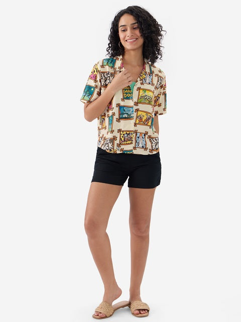 The Flintstones Let's Rock Women Holiday Shirts