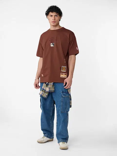 Baki Hanma Badges Oversized T-Shirts