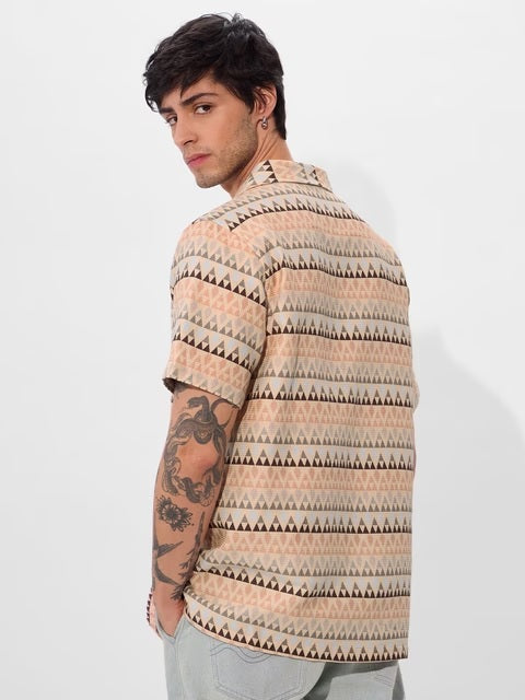 Aztec Men Textured Shirts