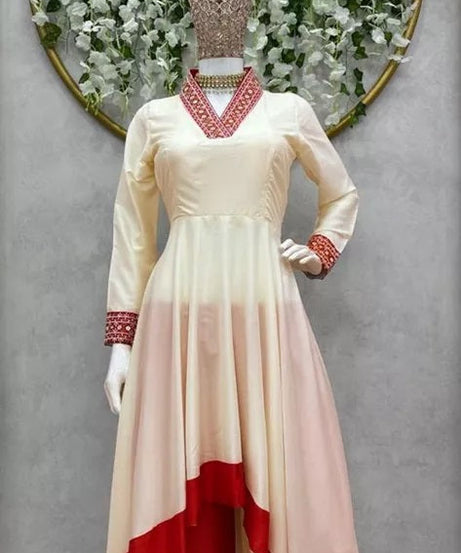 Indian Bollywood Ethnic Silk Suit Dhoti & 2 Piece Set