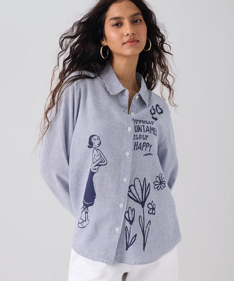 Popeye Happy Olive Women Shirts