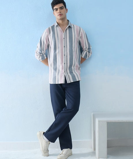 Marine Cotton Linen Shirts