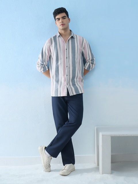 Marine Cotton Linen Shirts