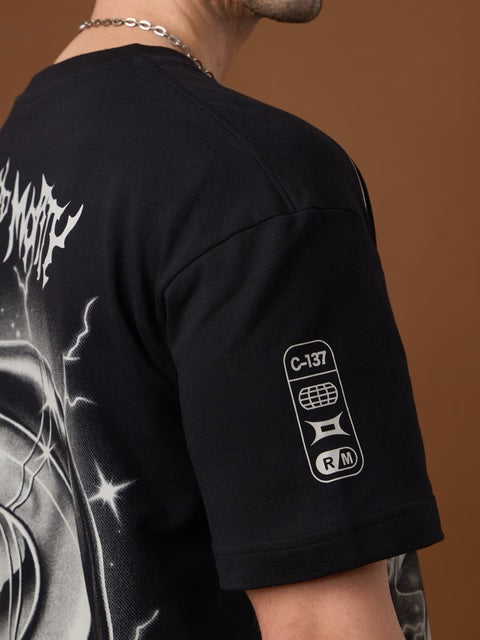 Rick & Morty Sparky Oversized T-Shirts