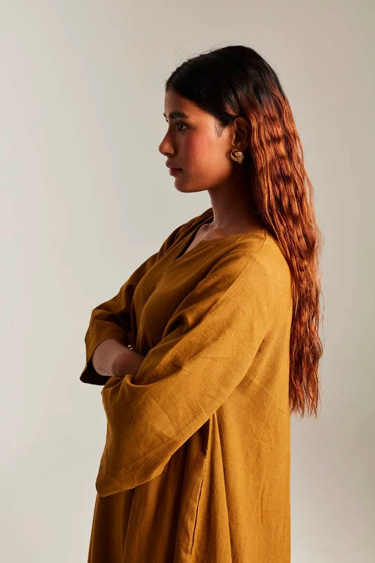 Co-Linen Pheran Kurta Set