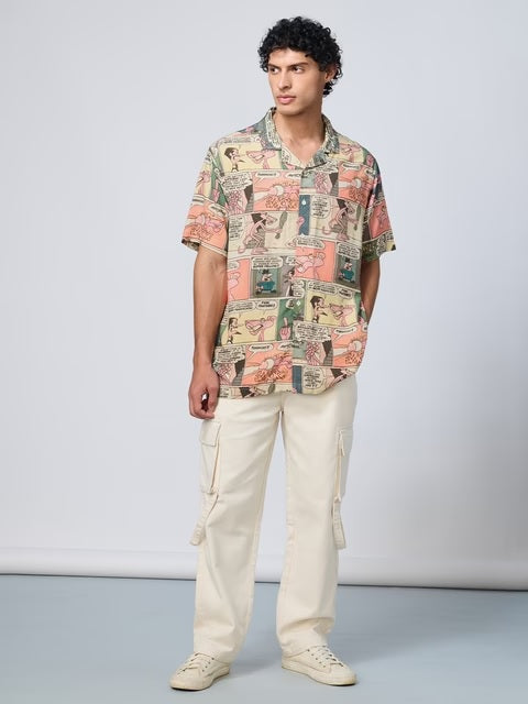 Pink Panther Comics Oversized Shirts