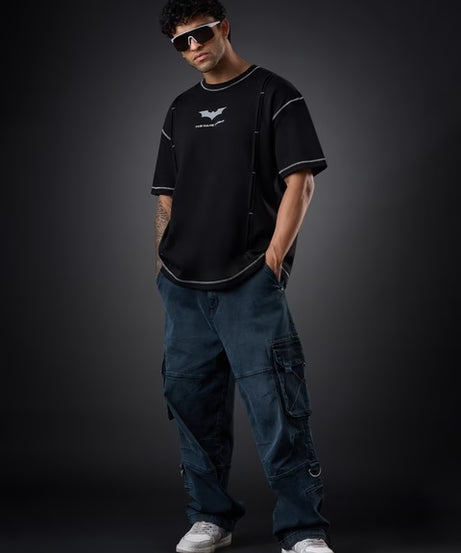 Batman Logo (Reflective) Oversized T-Shirts