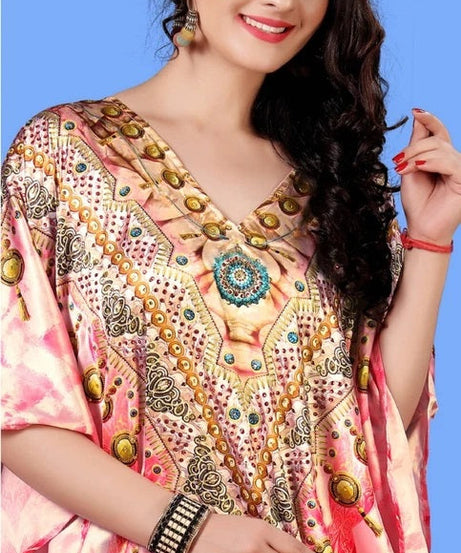 Modern kaftan beach dressing gown,Plus size kaftan full length custom made