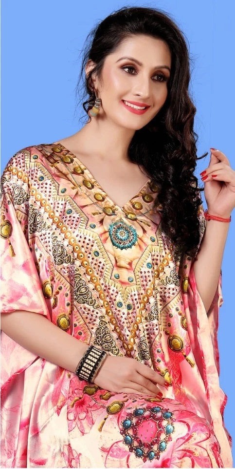 Modern kaftan beach dressing gown,Plus size kaftan full length custom made