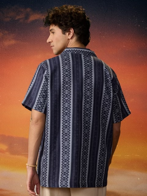 Eclectic Men Textured Shirts