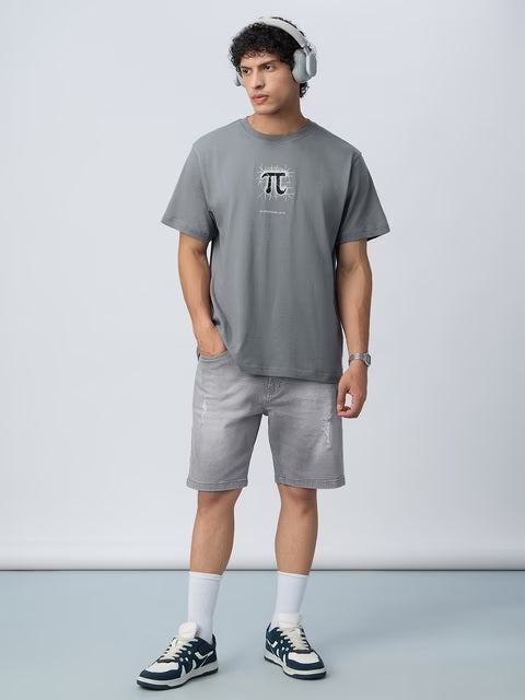 Printed Pi State Men Relaxed Fit T-Shirts