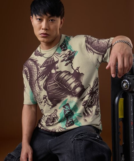 Samurai Oversized T-Shirts