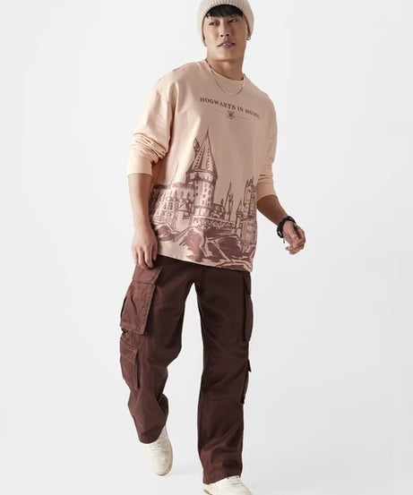 Hogwarts Is Home Oversized Full Sleeve T-Shirts