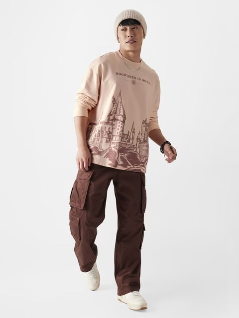 Hogwarts Is Home Oversized Full Sleeve T-Shirts