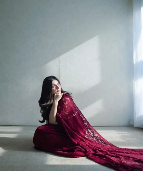 Stylish Classic Soft Net Saree With Blouse 11-GP