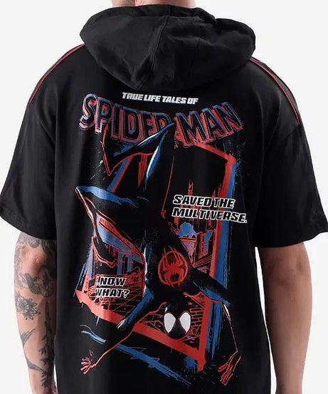 Spider-Man Saving The Spider-Verse Hooded T-Shirts