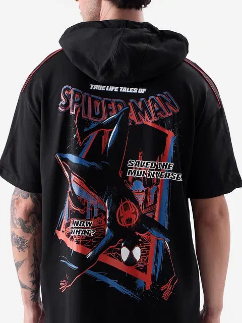Spider-Man Saving The Spider-Verse Hooded T-Shirts