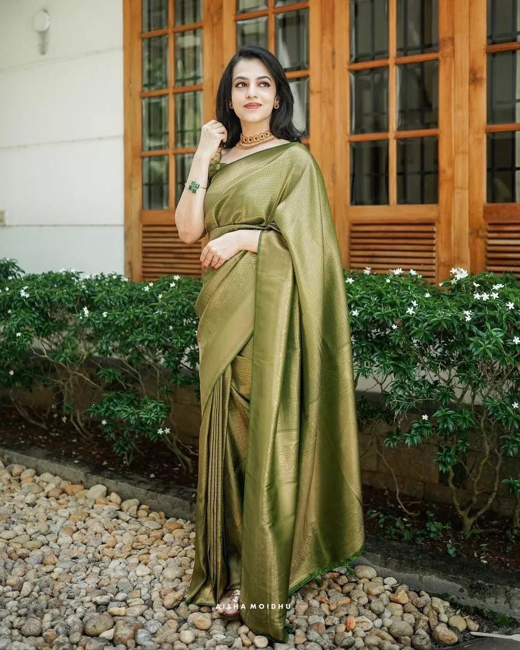 PartyWear Fancy Saree, Ethnic Function Style Sari & Blouse