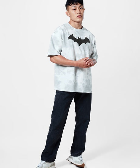Batman Bat Signal Tie Dye Oversized T-Shirts