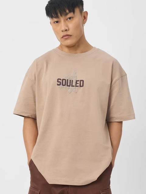 Hazelnut Oversized T-Shirts