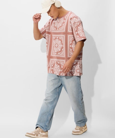 Muted Clay Oversized T-Shirts