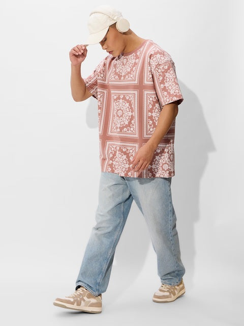 Muted Clay Oversized T-Shirts