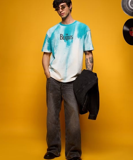 The Beatles Logo Oversized T-Shirts