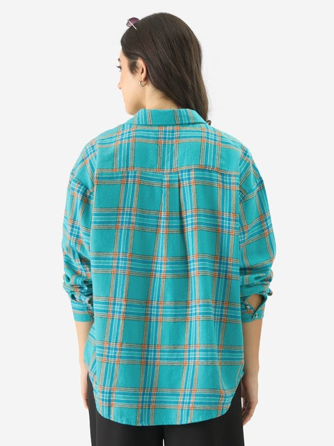 Plaid Ember Women Boyfriend Shirts
