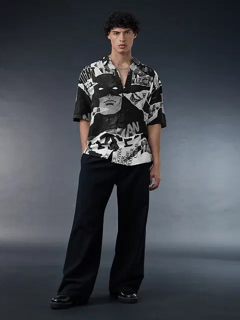 Batman Wayne Industries Oversized Men's Shirt