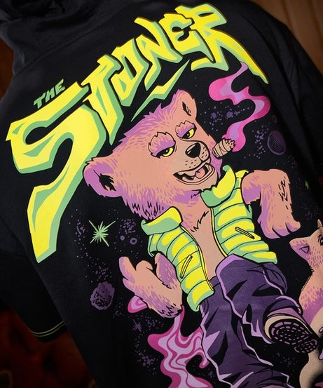 Ted The Stoner Space Traveller Hooded T-Shirts