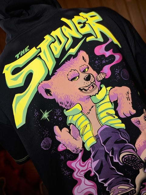 Ted The Stoner Space Traveller Hooded T-Shirts