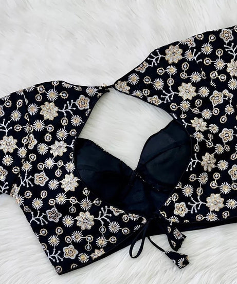 Stitched Maharaja Georgette Blouse & Choli