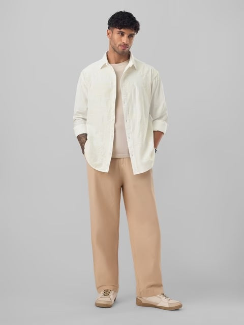 Nautical Fish Men Relaxed Shirts