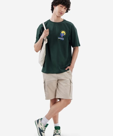 At The Beach Oversized T-Shirts