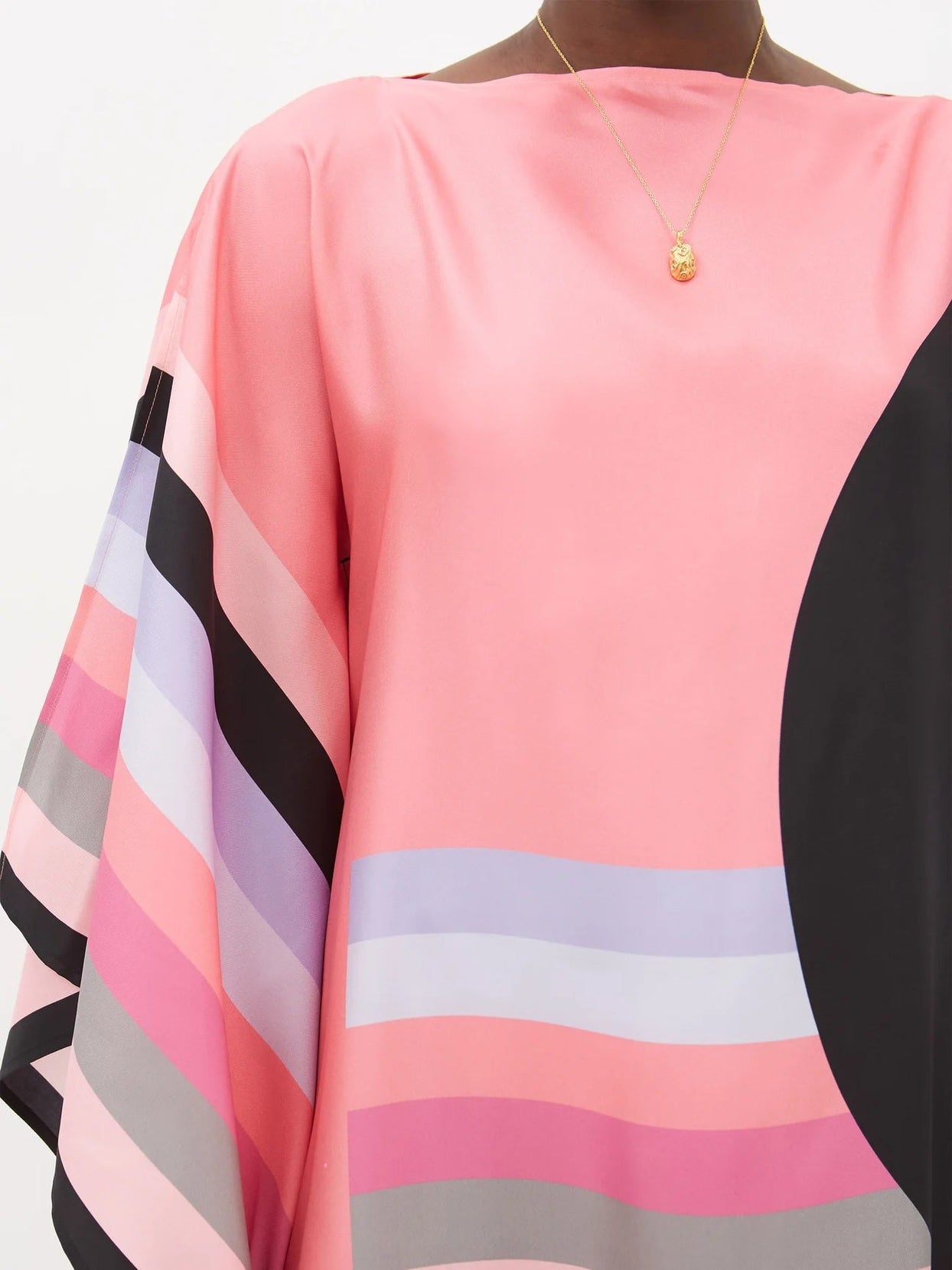 Boho Chic Silk Crepe Kaftan Dress – Soft and Stylish Caftan For Women's