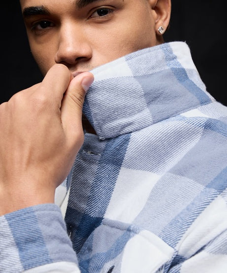 Plaid Shacket Arctic Men Flannel Shackets