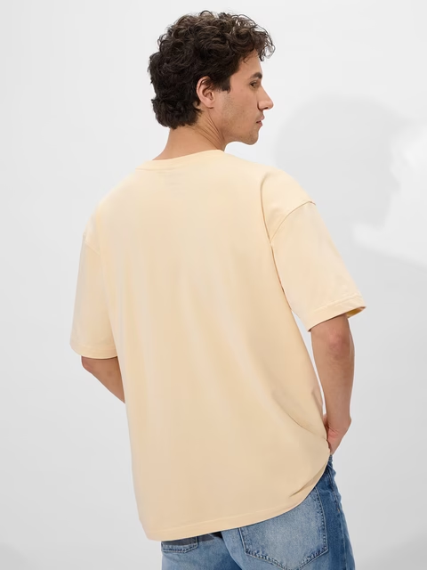 Coffee Stamp Oversized T-Shirts