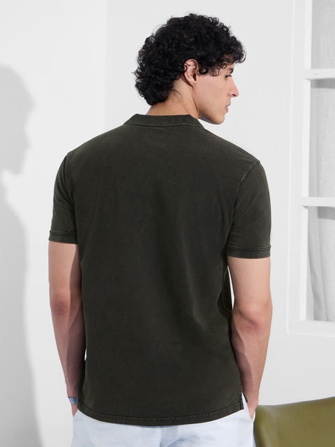 Vintage Wash Pine Polos