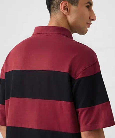 Oversized Polo Red Flame Oversized Polos