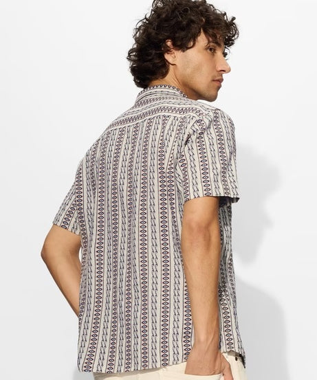 Stripes Blue, White Holiday Shirts